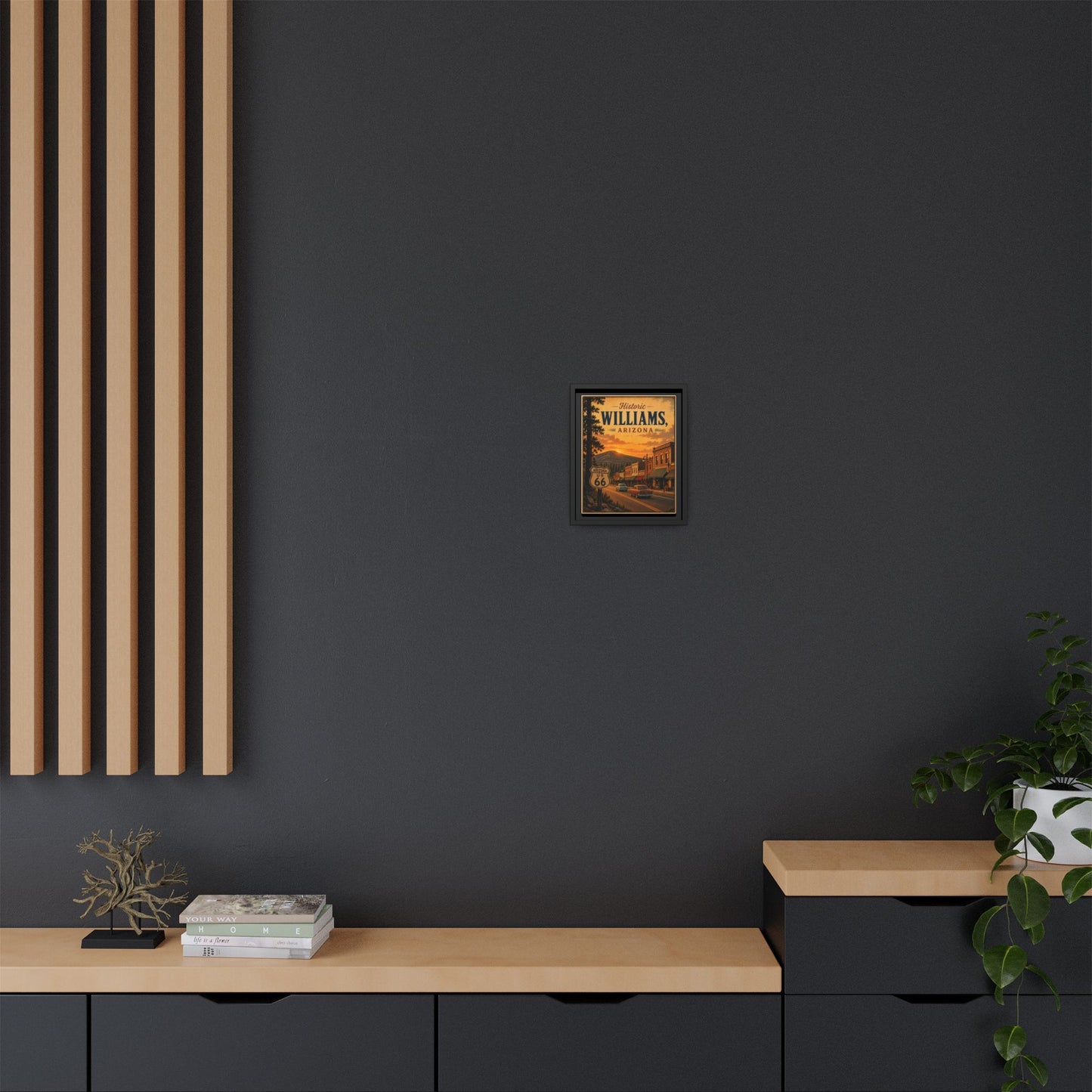 Matte Canvas, Framed (Multi-color)