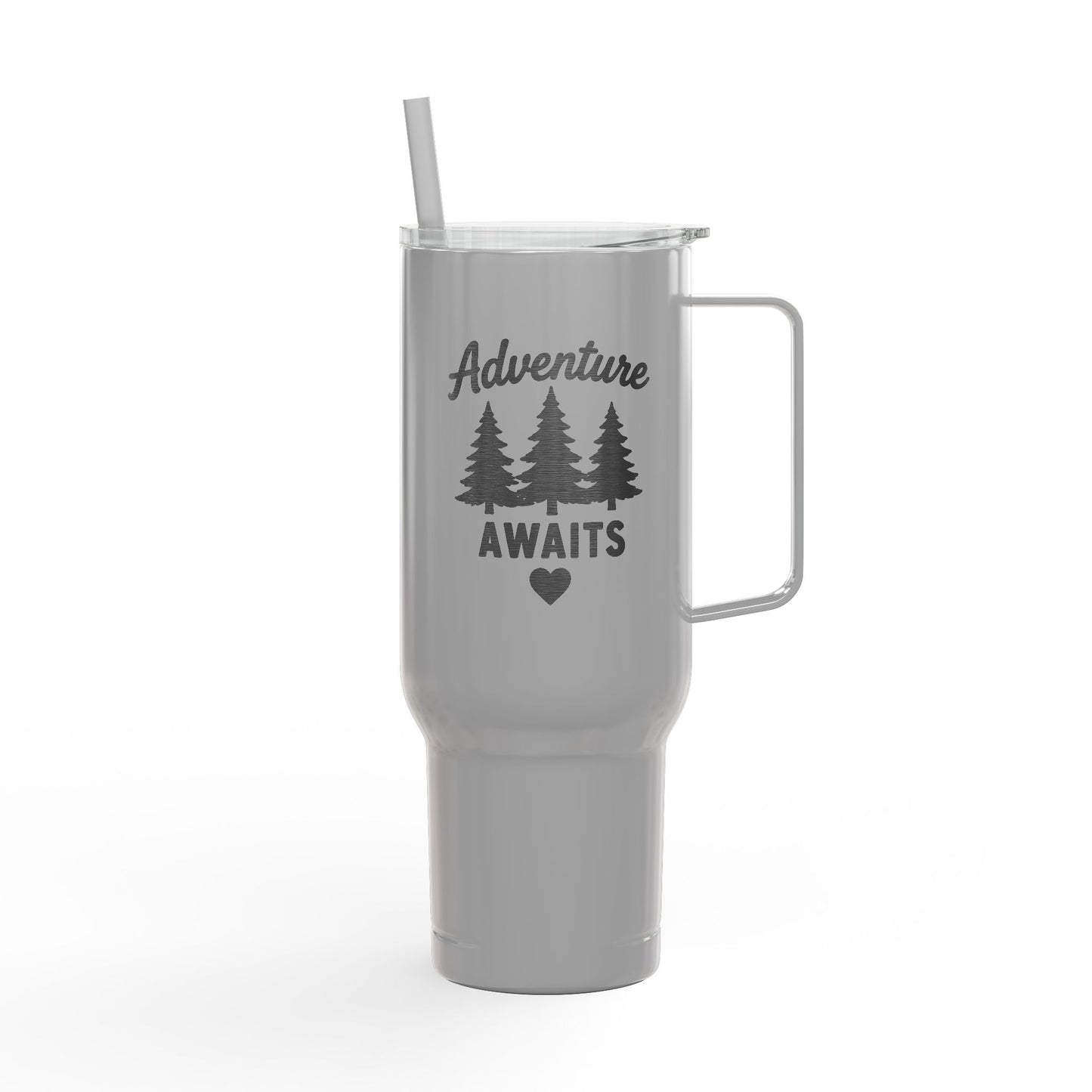 Adventure Awaits 40oz Insulated Tumbler — Engraved Travel Cup