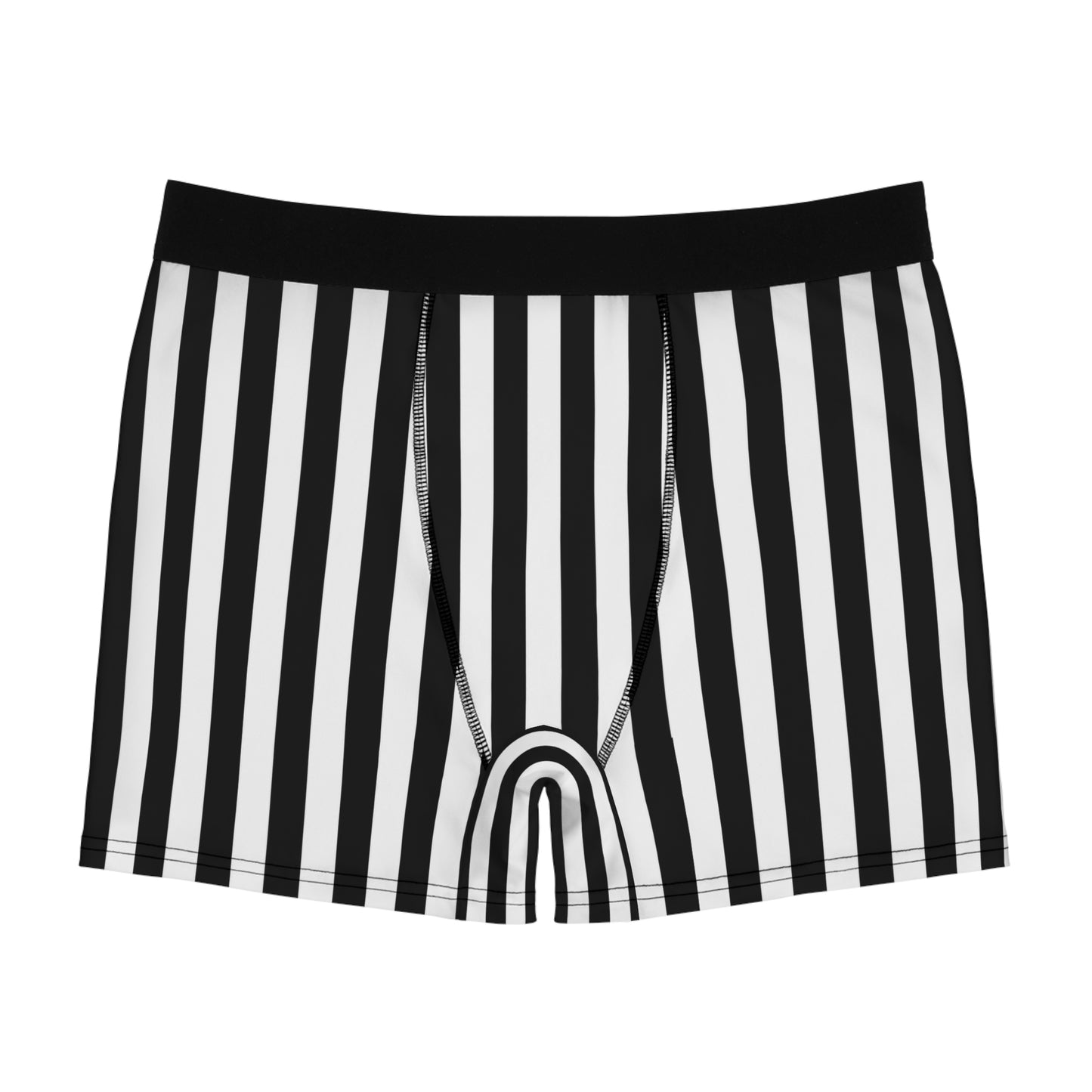 Black White Striped Boxer Briefs, Gothic Men’s Underwear, Alternative Boxer Briefs, Vertical Stripe Underwear, Goth Gift for Him