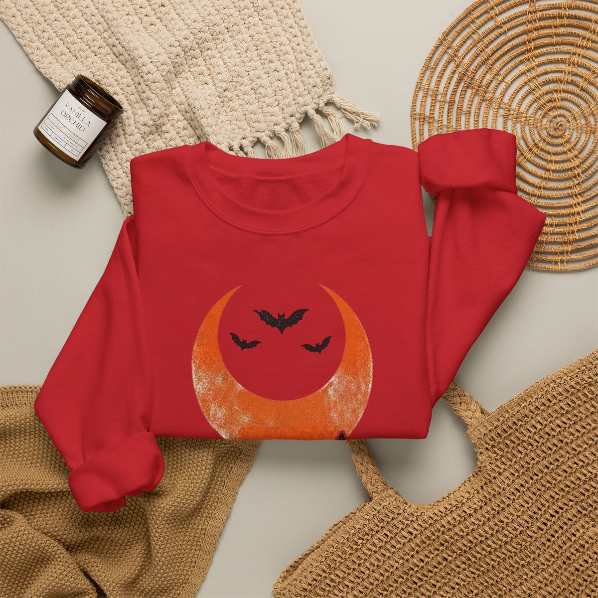 Moonlit Bats Crewneck Sweatshirt