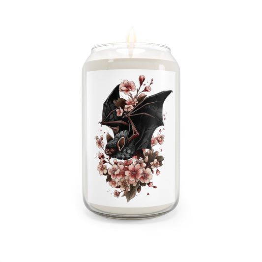 Bat & Blossom Soy Candle — 13.75 oz Scented Candle