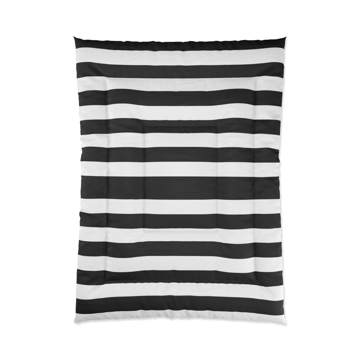 Black White Striped Comforter, Gothic Bedding, Modern Stripe Bedspread, Alternative Bedroom Decor, Monochrome Goth Comforter