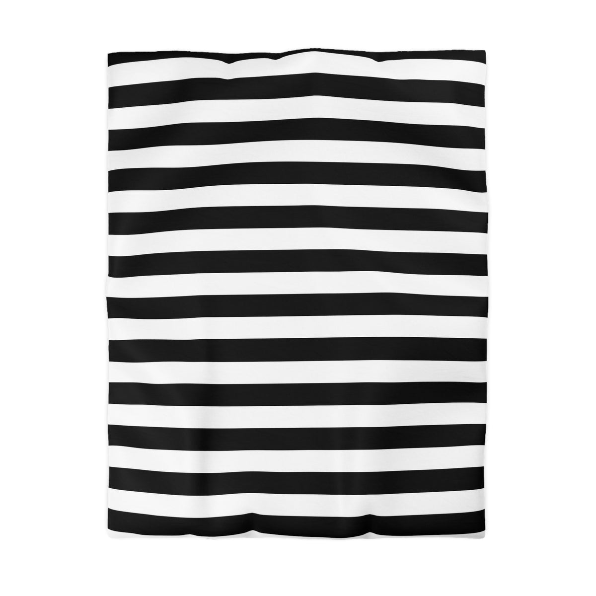 Black White Striped Duvet Cover, Gothic Bedding, Microfiber Bed Cover, Modern Goth Bedroom Decor, Minimalist Twin Queen King Duvet
