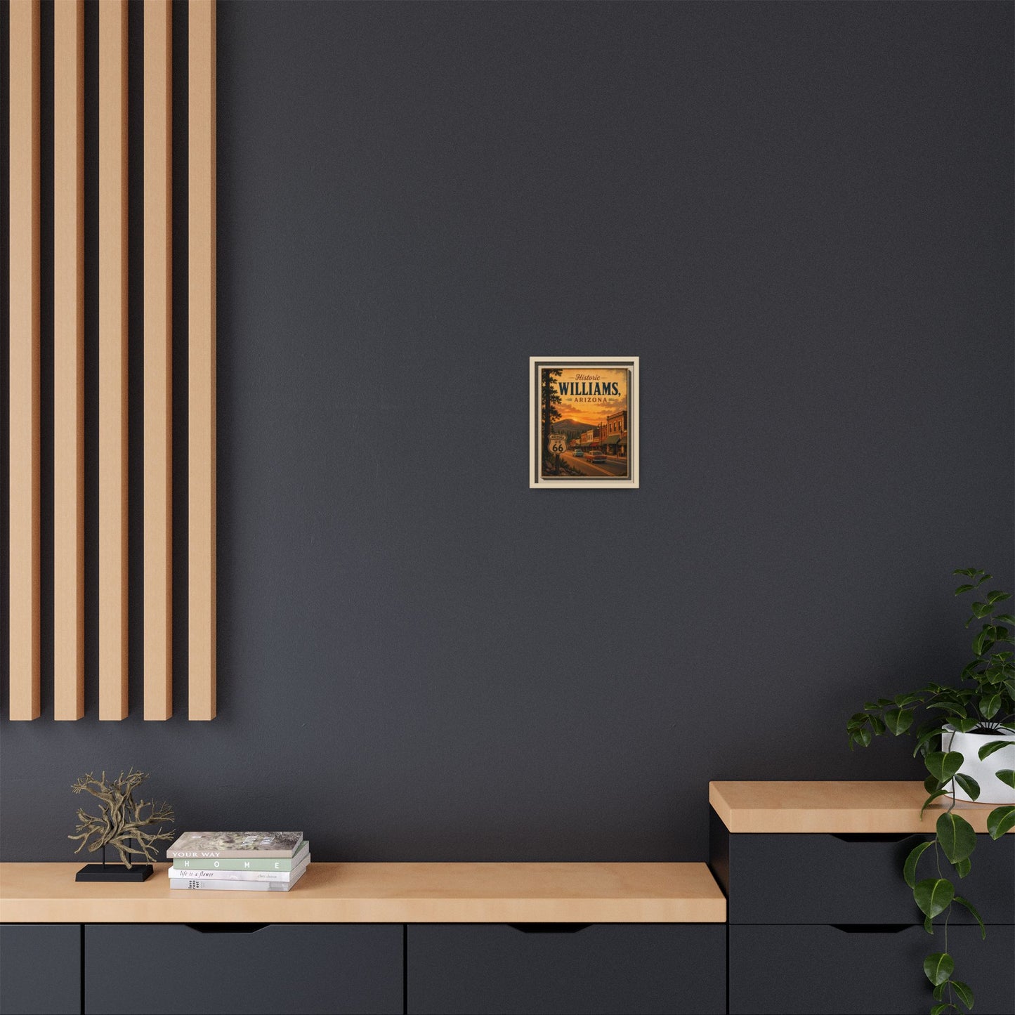 Matte Canvas, Framed (Multi-color)