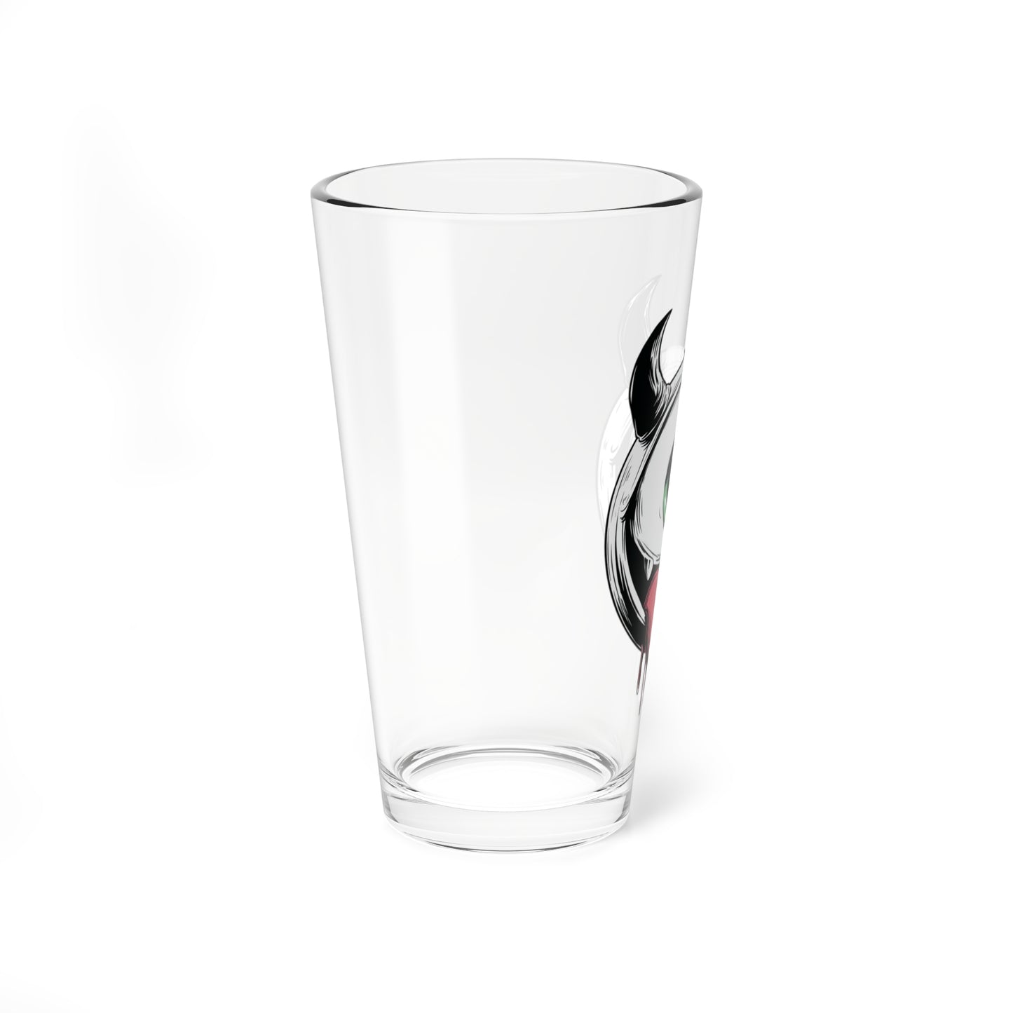 Cute One-Eyed Monster Pint Glass | Spooky Cute Drinking Glass | Gothic Barware | Halloween Cocktail Glass | Monster Beer Glass | 16oz Glass