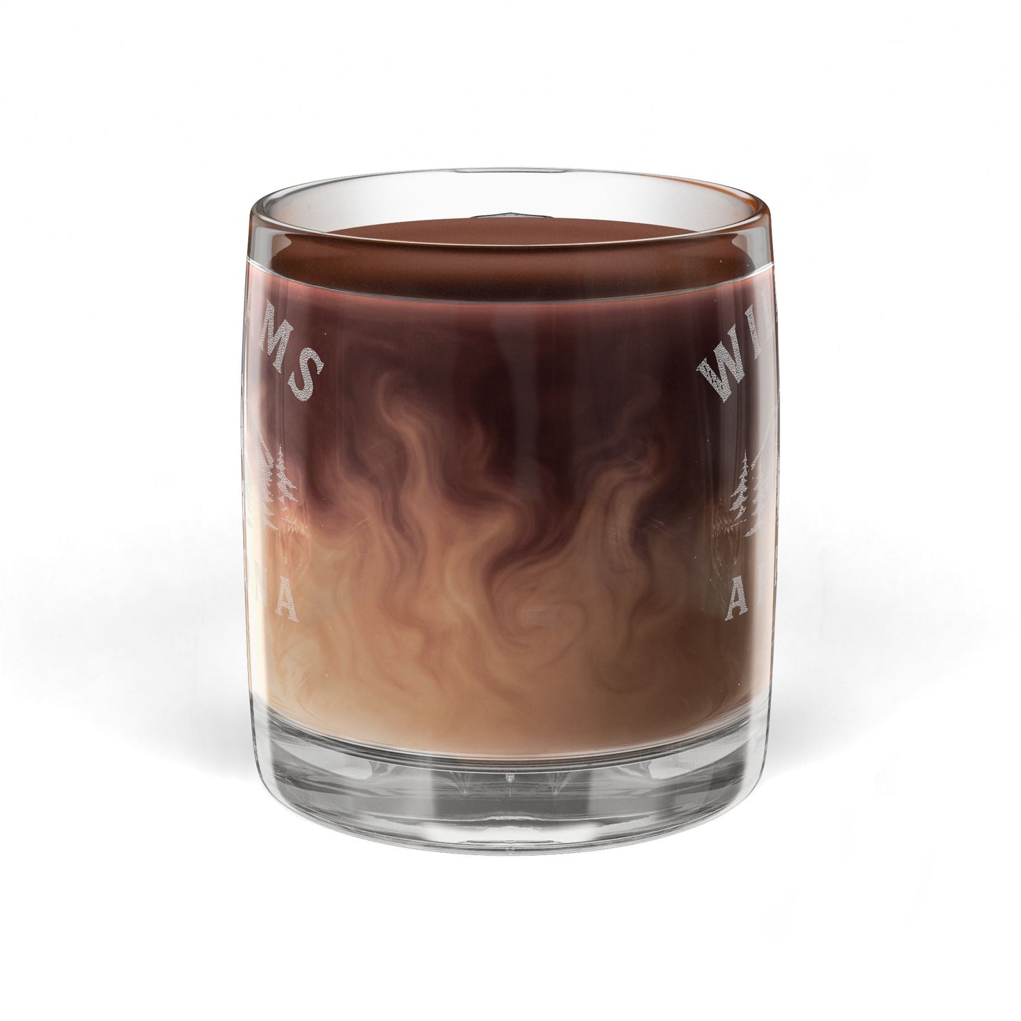 Engraved Glass Coffee Mug — Mountain & Arizona Travel Design, 12.25 oz