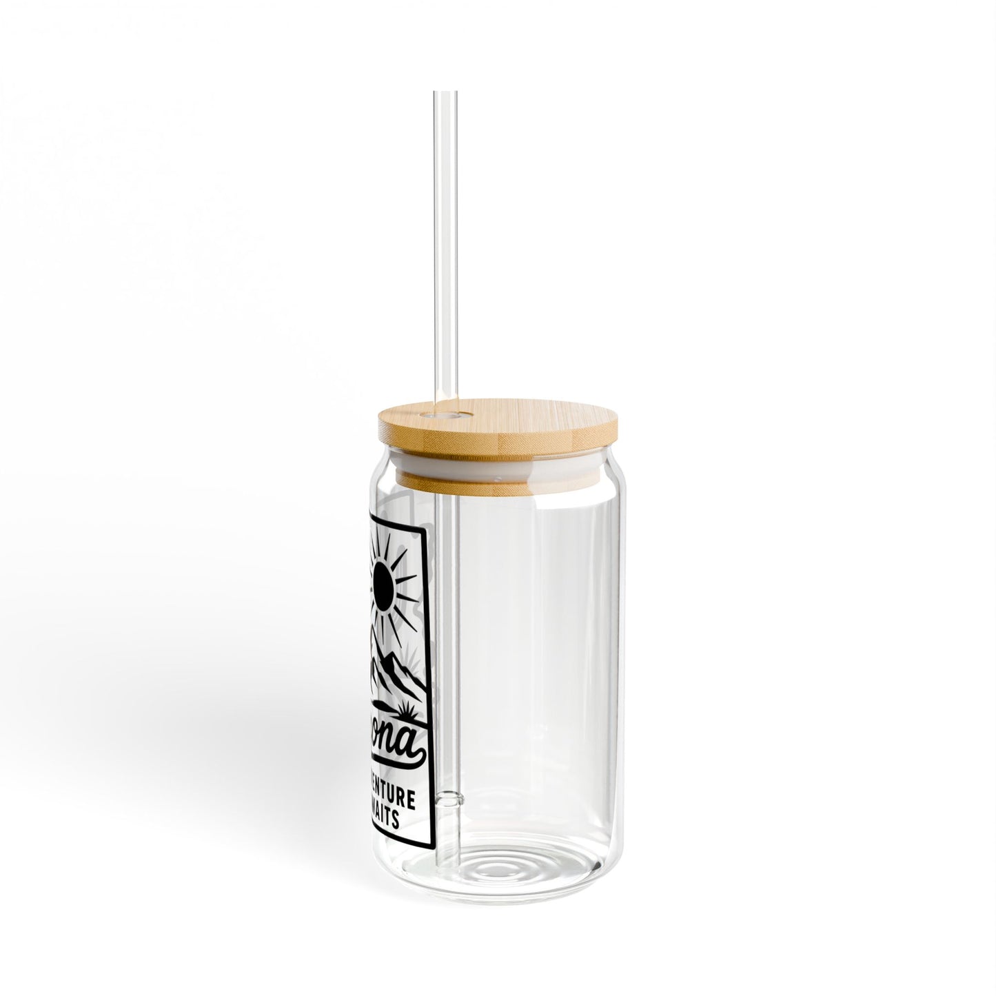 Arizona Adventure Sipper Glass - 16oz Travel Tumbler with Straw
