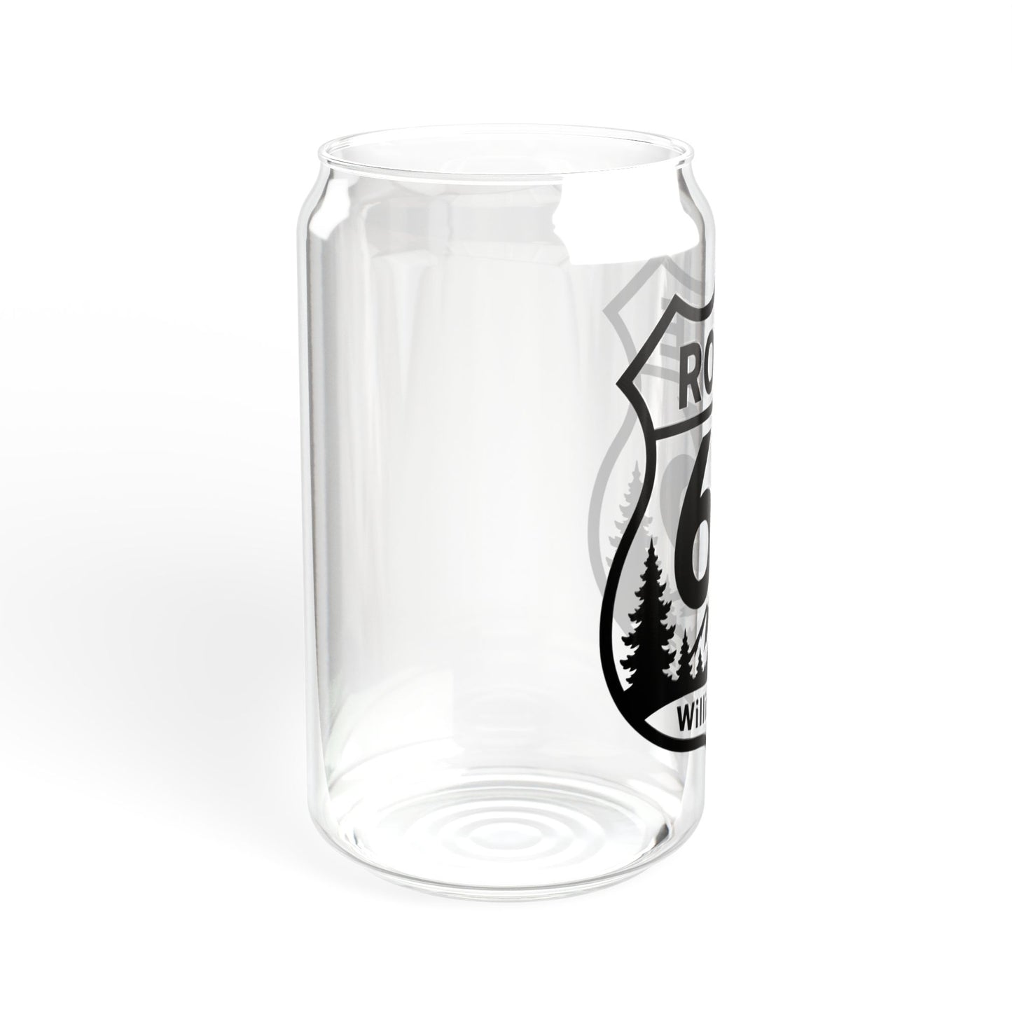 Route 66 Williams AZ Sipper Glass – 16oz Travel Tumbler with Straw