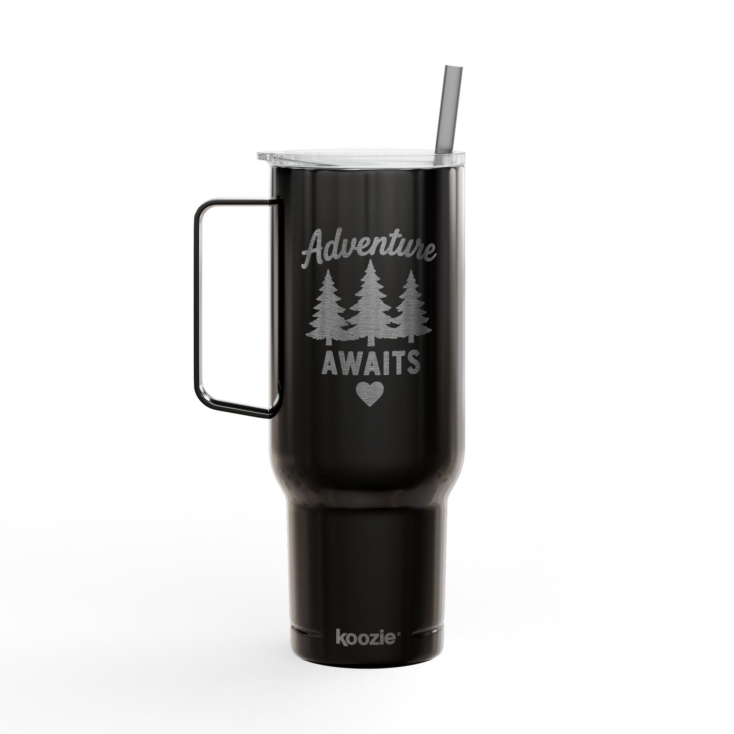 Adventure Awaits 40oz Insulated Tumbler — Engraved Travel Cup