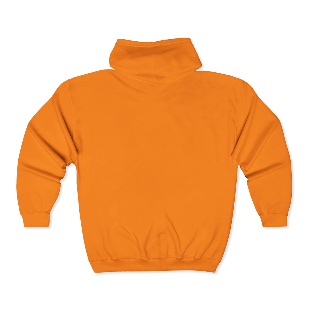 Peace Rabbit Zip Hoodie — Cute Bunny Giving Peace Sign with Tiny Red Heart