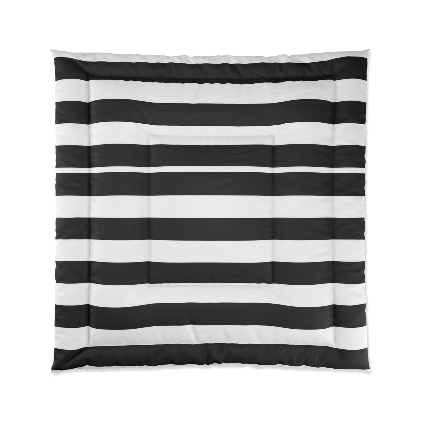 Black White Striped Comforter, Gothic Bedding, Modern Stripe Bedspread, Alternative Bedroom Decor, Monochrome Goth Comforter