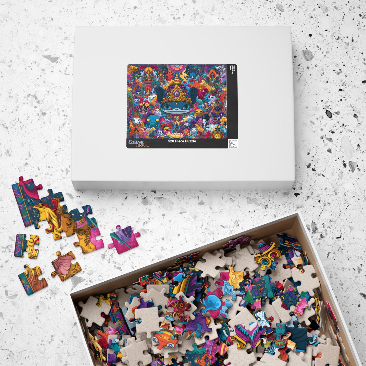 Mystical Cat Kingdom Jigsaw Puzzle — Colorful 110/252/520‑Piece Adults & Kids Puzzle