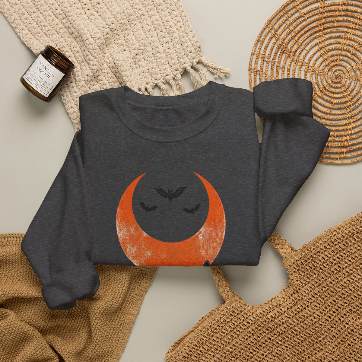 Moonlit Bats Crewneck Sweatshirt