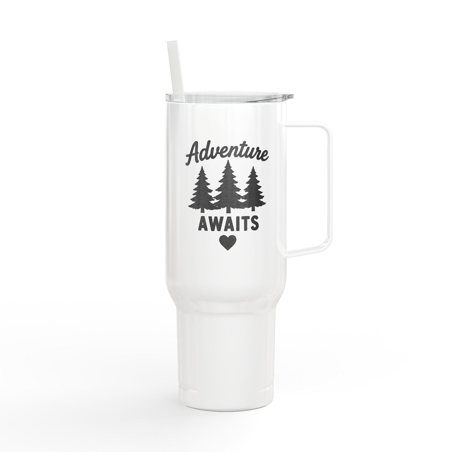 Adventure Awaits 40oz Insulated Tumbler — Engraved Travel Cup