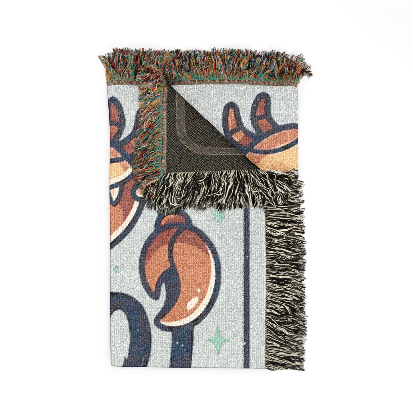 Slightly Krabby Today Woven Throw Blanket