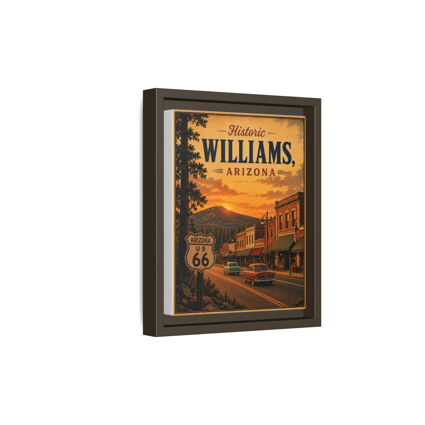 Matte Canvas, Framed (Multi-color)