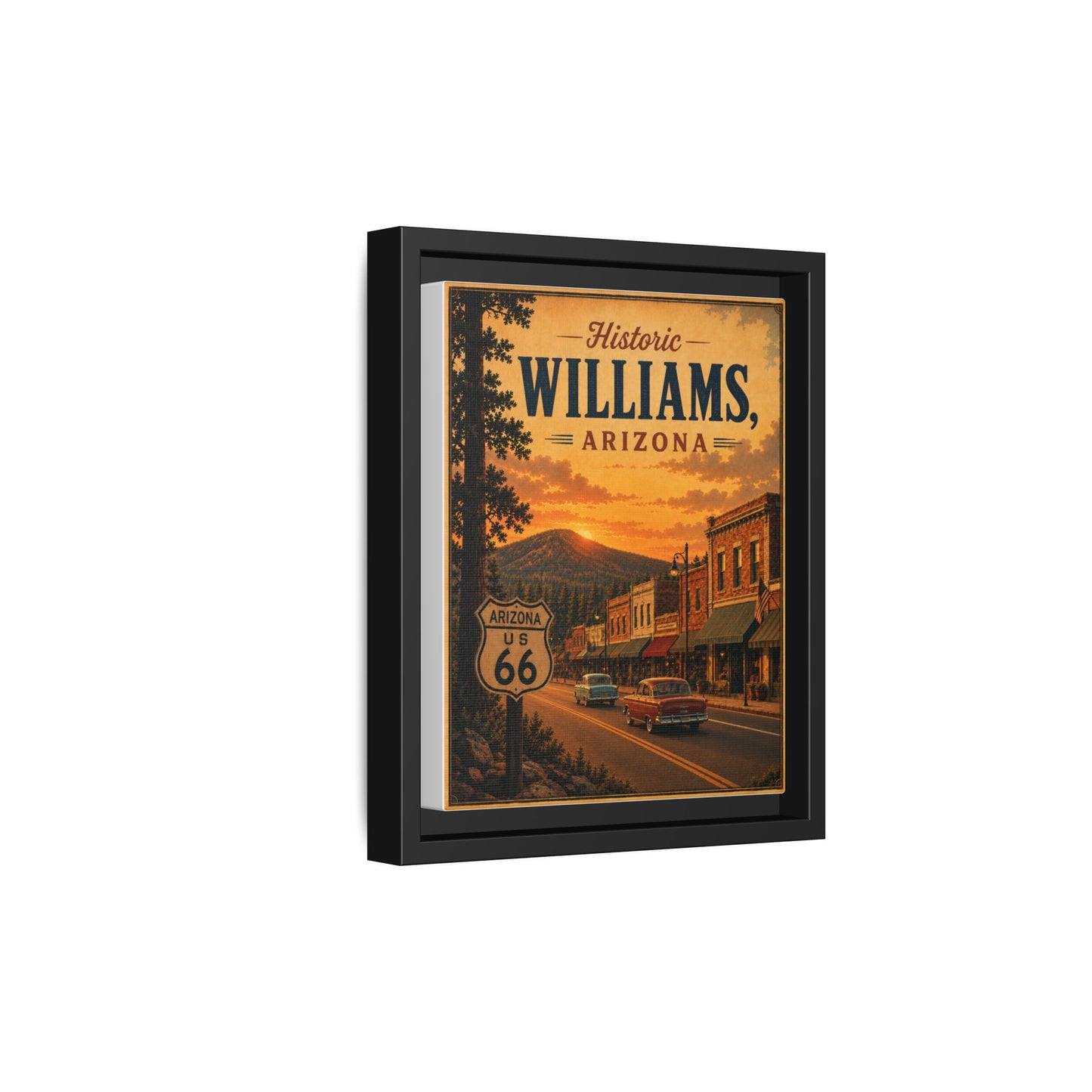 Matte Canvas, Framed (Multi-color)
