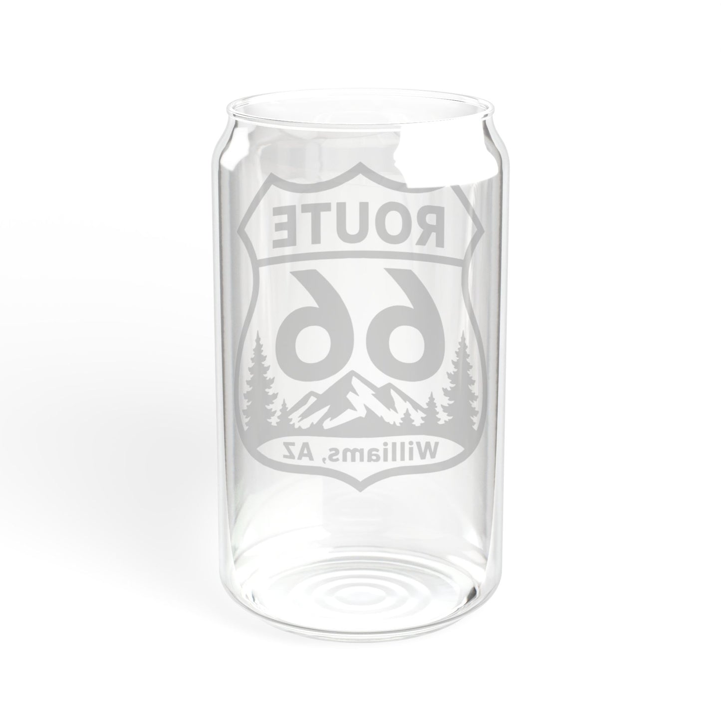 Route 66 Williams AZ Sipper Glass – 16oz Travel Tumbler with Straw