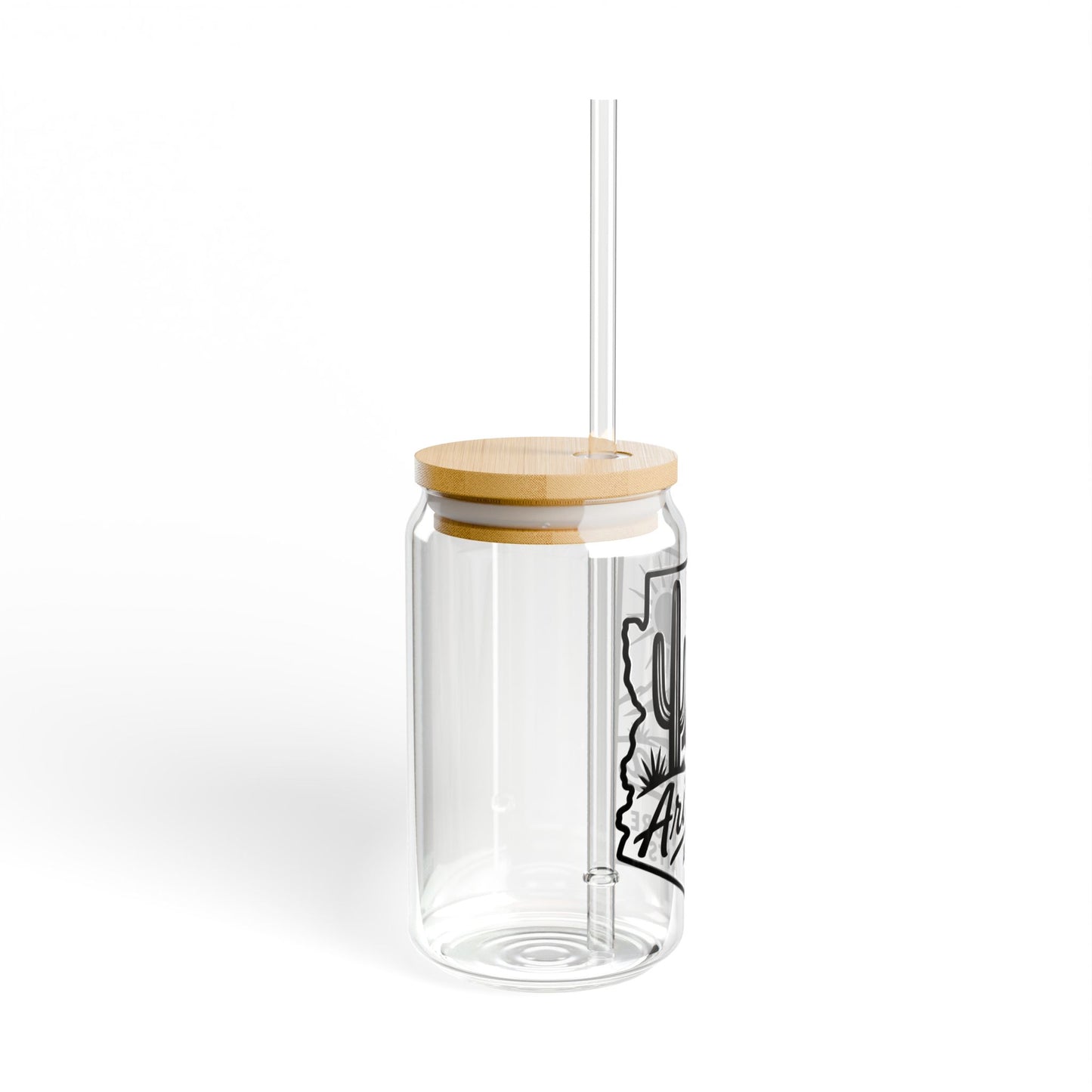 Arizona Adventure Sipper Glass - 16oz Travel Tumbler with Straw