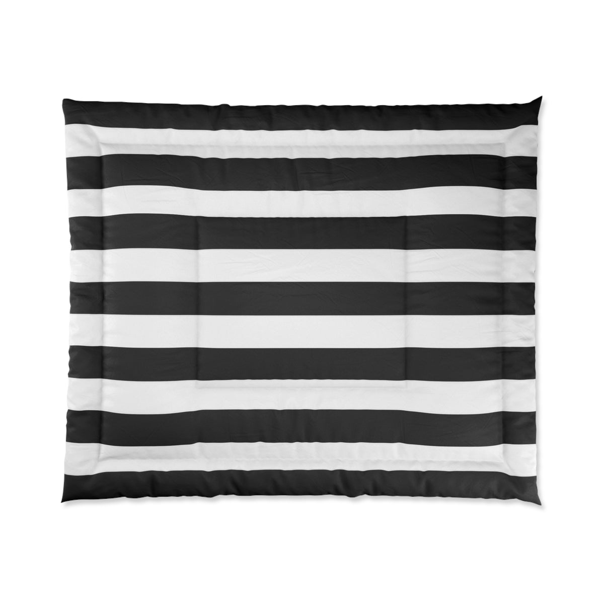 Black White Striped Comforter, Gothic Bedding, Modern Stripe Bedspread, Alternative Bedroom Decor, Monochrome Goth Comforter