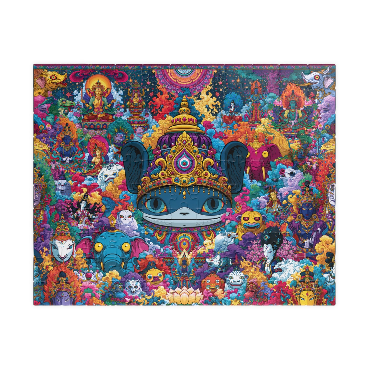 Mystical Cat Kingdom Jigsaw Puzzle — Colorful 110/252/520‑Piece Adults & Kids Puzzle